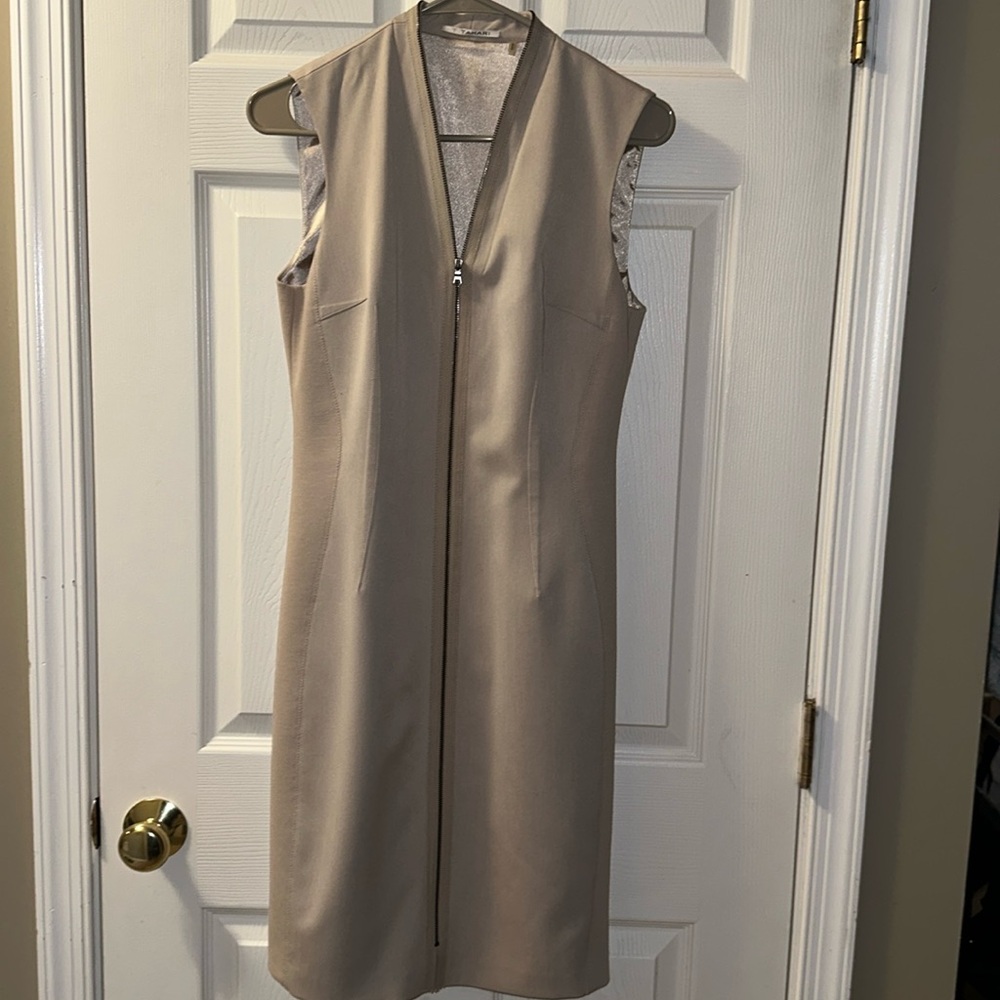 Tahari zipper dress